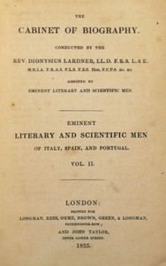 Eminent Literary And Scientific Men Of Italy, Spain, And Portugal. Vol. 2 (of 3)