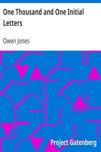 One Thousand and One Initial Letters
