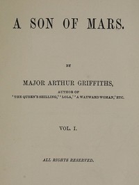 A Son Of Mars, Volume 1