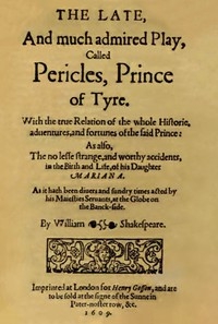 Pericles, Prince Of Tyre