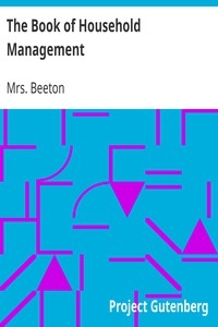 The Book of Household Management
