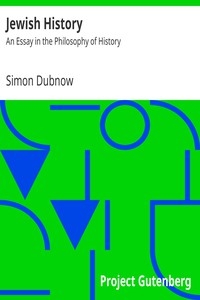 Jewish History : An Essay in the Philosophy of History