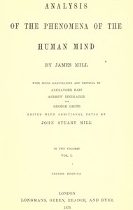 Analysis of the Phenomena of the Human Mind