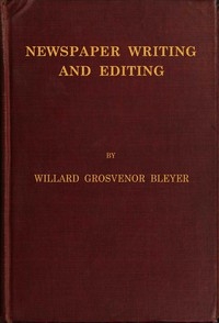 Newspaper Writing and Editing