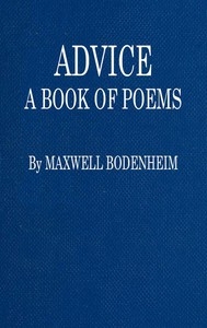 Advice: A Book of Poems
