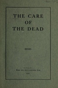 The Care of the Dead