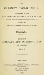 Lives Of The Most Eminent Literary And Scientific Men Of France, Vol. 1 (of 2)