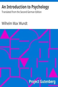 An Introduction to Psychology Translated from the Second German Edition