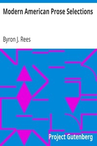 Modern American Prose Selections