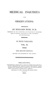 Medical Inquiries and Observations, Vol. 2 The Second Edition, Revised and Enlarged by the Author