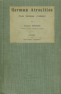 German Atrocities from German Evidence