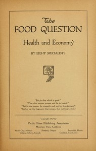 The Food Question: Health and Economy