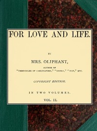 For love and life; vol. 2 of 2