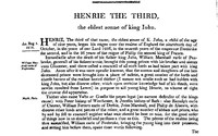 Chronicles of England, Scotland and Ireland (2 of 6): England (08 of 12) Henrie the Third, the Eldest Sonne of King Iohn