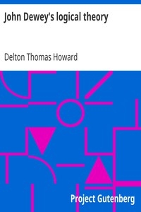 John Dewey's logical theory