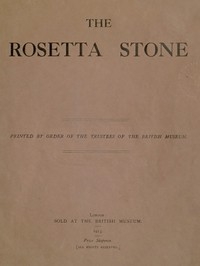 The Rosetta Stone
