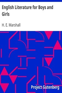 English Literature for Boys and Girls