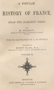 تاريخ مشهور لفرنسا من الأزمنة الأولى ، المجلد 2