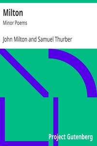 Milton: Minor Poems