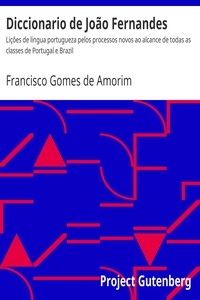 Diccionario de João Fernandes Lições de lingua portugueza pelos processos novos ao alcance de todas as classes de Portugal e Brazil