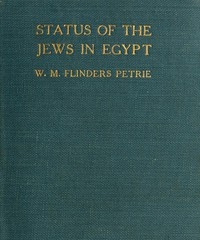 The Status of the Jews in Egypt The Fifth Arthur Davis Memorial Lecture