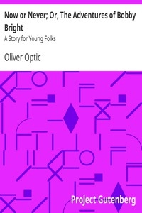 Now Or Never; Or, The Adventures Of Bobby Bright: A Story For Young Folks