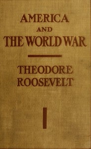 America and the World War