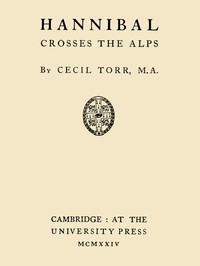 Hannibal Crosses the Alps