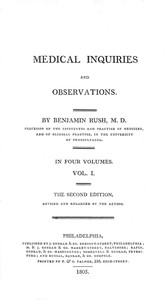 Medical Inquiries and Observations, Vol. 1 The Second Edition, Revised and Enlarged by the Author
