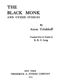 The Black Monk, And Other Stories