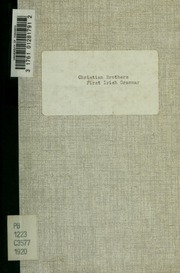 First Irish Grammar