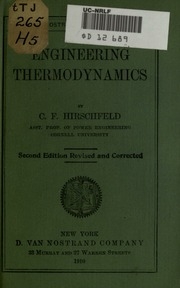 Engineering Thermodynamics