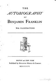 The Autobiography Of Benjamin Franklin