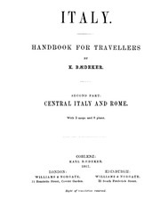 Italy : Handbook For Travellers