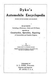 Dyke's Automobile Encyclopedia