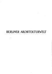 عالم العمارة في برلين.