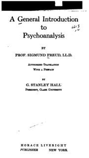 A General Introduction To Psychoanalysis