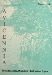 Avicennia : revista de ecología, oceanología y biodiversidad tropical