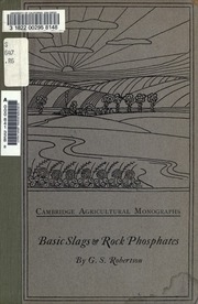Basic Slags And Rock Phosphates