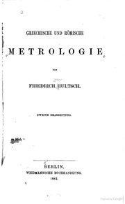 Griechische und römische metrologie