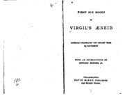 First Six Books of Virgil's Æneid