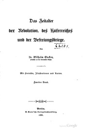 Das Zeitalter Der Revolution, Des Kaiserreiches Und Der Befreiungskriege