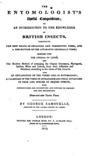 الخلاصة المفيدة لعلماء الحشرات: أو مقدمة في معرفة الحشرات البريطانية ...