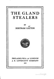 The Gland Stealers, By Bertram Gayton