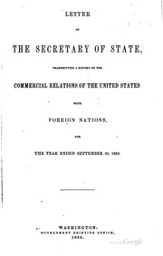 Commercial Relations Of The United States With Foreign Countries