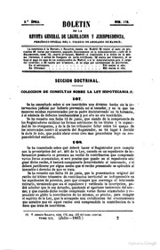Boletín de la Revista general de legislación y jurisprudencia : periódico oficial del ilustre Colegio de abogados de Madrid