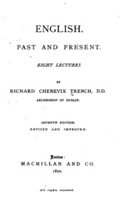 English, Past And Present