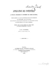 Application des potentiels à l'étude de l'équilibre et du mouvement des solides élastiques : principalement au calcul des déformations et des pressions que produisent, dans ces solides, des efforts quelconques exercés sur une petite partie de leur s
