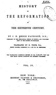 History Of The Reformation Of The Sixteenth Century