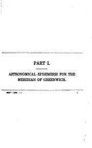 The American Ephemeris And Nautical Almanac